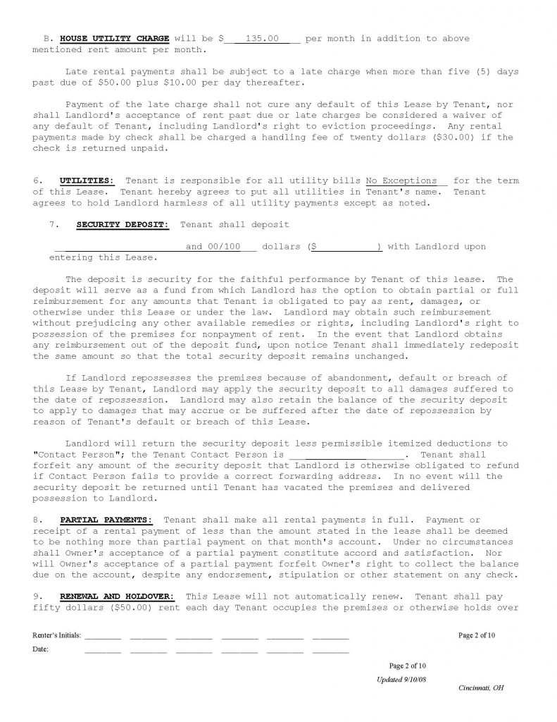 Group Lease Agreement Page 2